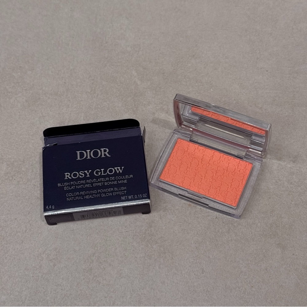 Dior Rosy Glow Blush Coral Color Reviving Powder Blush 0.15oz